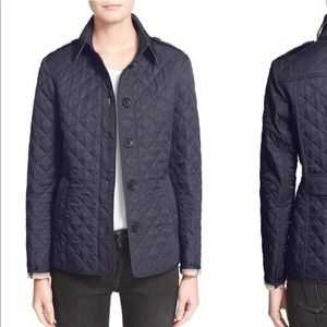 Authentic Burberry Navy quilted jacket